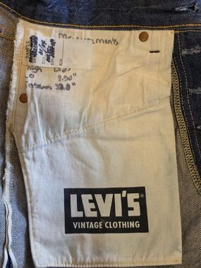 Levi’s Vintage Clothing 501 XX Jeans – SAMPLE Pair – Selvedge Denim – W31 L34